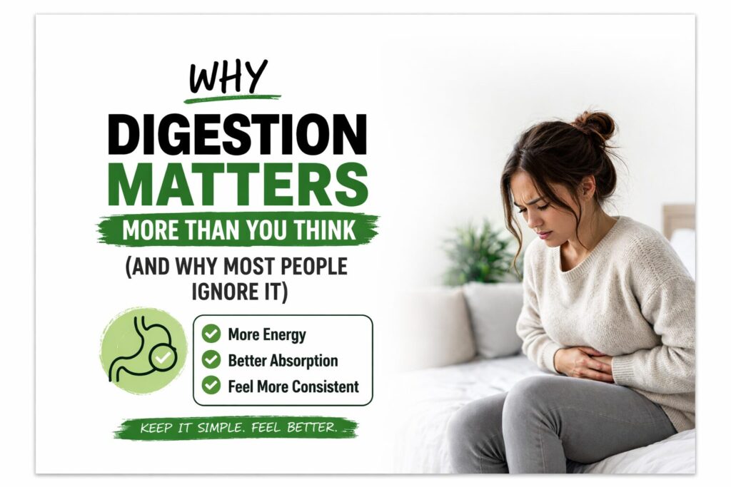Woman feeling off despite doing everything right, showing why digestion matters